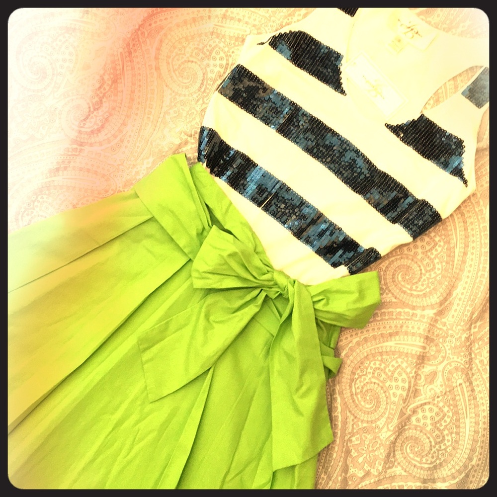 Julie Brown Sequin Racerback Dress Size Small NWT